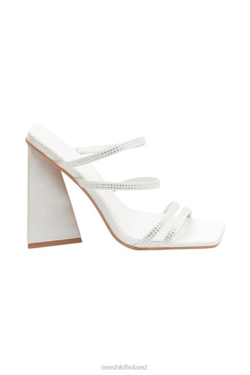Meshki robyn diamante strap block-korkokengät 40RL1680 jalkineet norsunluu