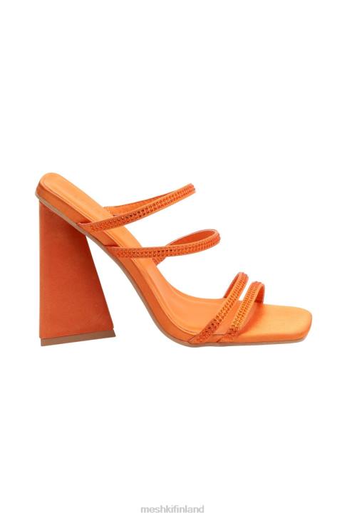 Meshki robyn diamante strap block-korkokengät 40RL1686 jalkineet oranssi