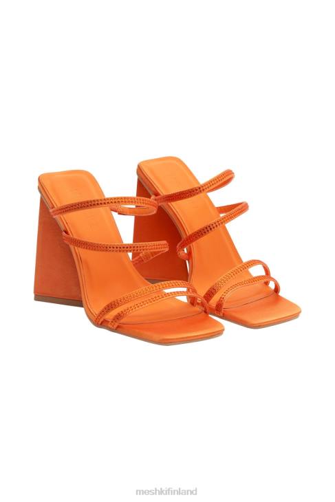 Meshki robyn diamante strap block-korkokengät 40RL1686 jalkineet oranssi