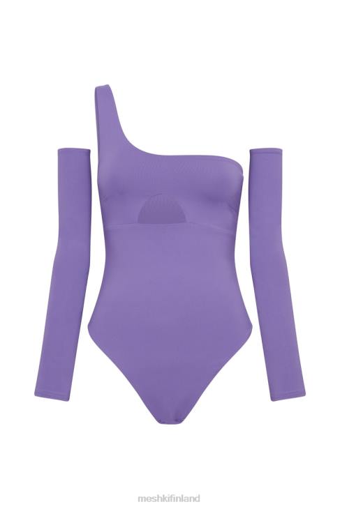 Meshki lexi yksi olkapää leikattu body 40RL1093 vaatetus violetti