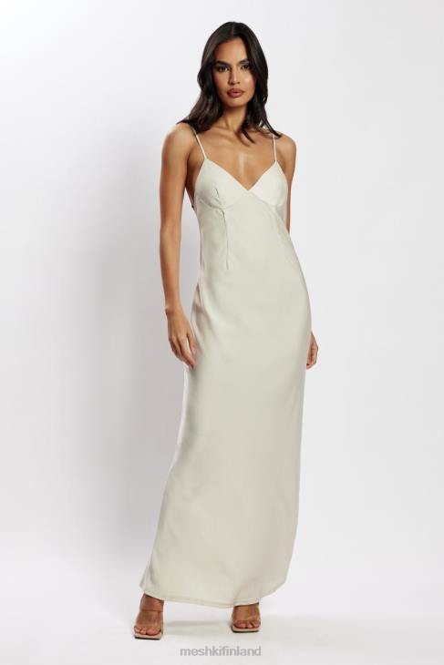 Meshki baily satin maxi mekko 40RL702 vaatetus hopea
