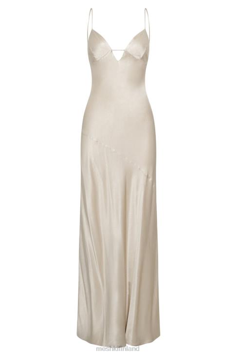 Meshki cora solmittava maxi slip mekko 40RL661 vaatetus samppanja