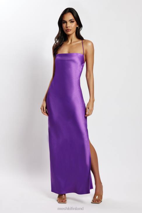 Meshki sydneyn suorakaulainen slip-maximekko 40RL445 vaatetus violetti