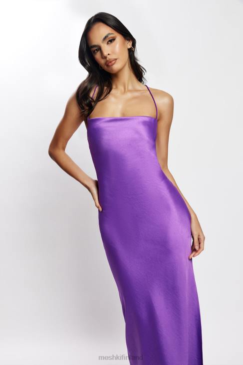 Meshki sydneyn suorakaulainen slip-maximekko 40RL445 vaatetus violetti