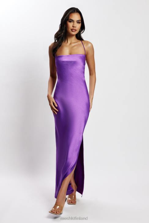 Meshki sydneyn suorakaulainen slip-maximekko 40RL445 vaatetus violetti