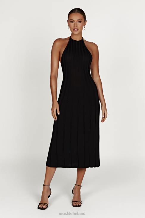 Meshki adrienne halter midi-mekko 40RL400 vaatetus musta