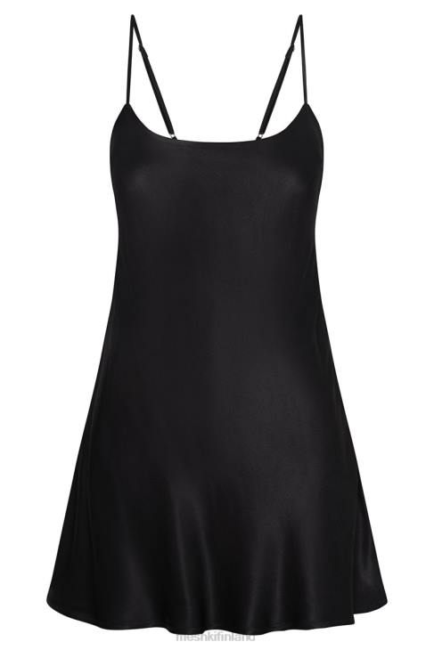 Meshki valentina satiininen minimekko 40RL423 vaatetus musta