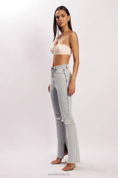 Meshki tessa mesh ruched cup bralette 40RL1207 vaatetus kerma