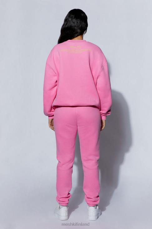 Meshki camille oversized fleeceback lenkkeilijä 40RL1515 vaatetus karamelli pinkki