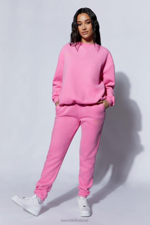Meshki camille oversized fleeceback lenkkeilijä 40RL1515 vaatetus karamelli pinkki