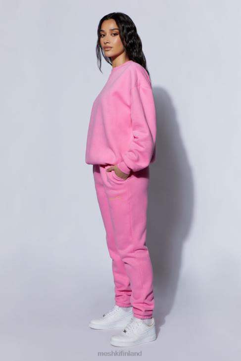 Meshki camille oversized fleeceback lenkkeilijä 40RL1515 vaatetus karamelli pinkki