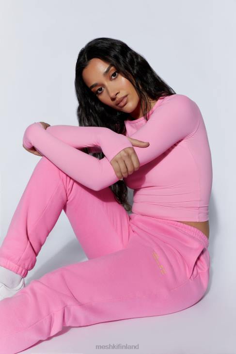 Meshki camille oversized fleeceback lenkkeilijä 40RL1515 vaatetus karamelli pinkki