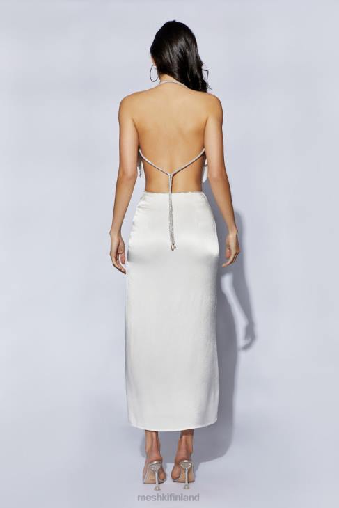 Meshki christie diamante rope maxi hame 40RL1429 vaatetus valkoinen