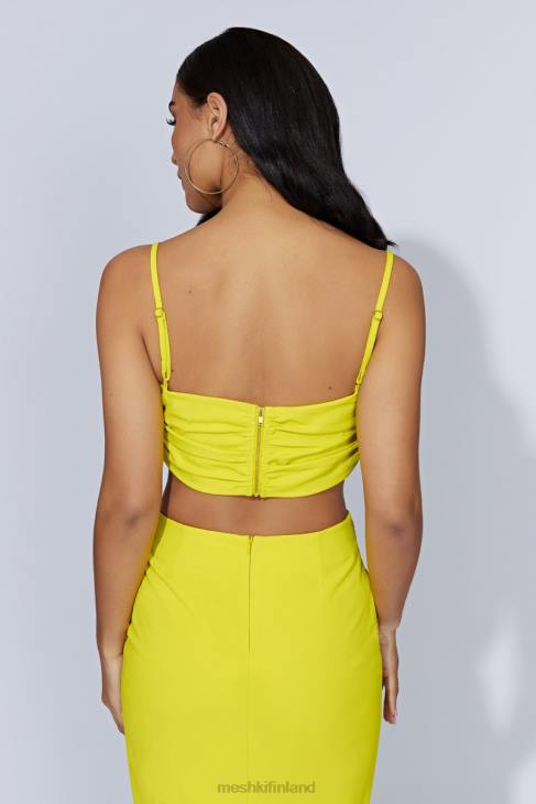 Meshki maryse v-hardware crop top 40RL1106 vaatetus tuore vihreä