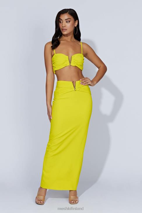 Meshki maryse v-hardware crop top 40RL1106 vaatetus tuore vihreä