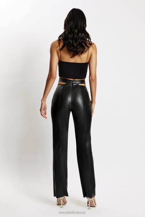 Meshki yvonne cami crop toppi 40RL939 vaatetus musta