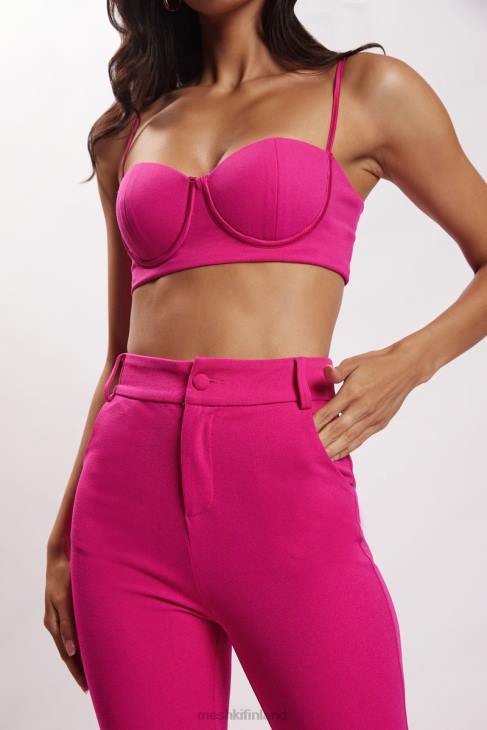 Meshki fiorella crepe bustier toppi 40RL1160 vaatetus fuksia