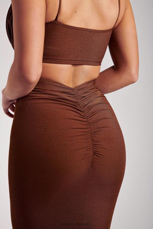 Meshki jordan ruched etuosa v etuyläosa 40RL1195 vaatetus inkivääri